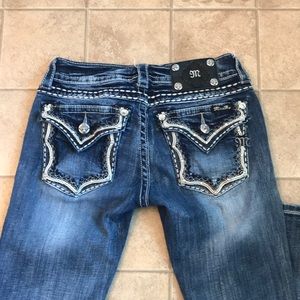 SALE! Miss Me Boot Cut Signature Jeans Size 27